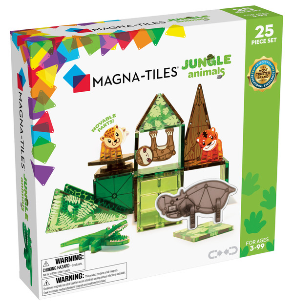 MAGNA-TILES® Jungeldyr 25 stk