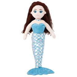 Teddykompaniet havfrue blå, 35cm Teddykompaniet Havfrue Blå - Teddykompaniet