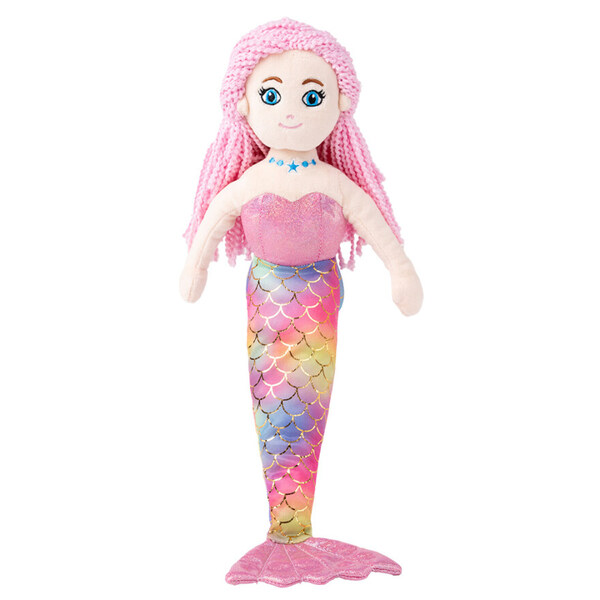 Teddykompaniet havfrue rosa, 35cm