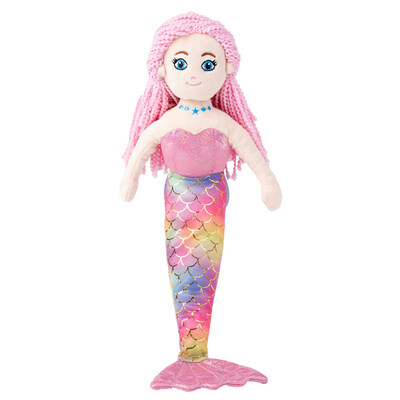 Teddykompaniet havfrue rosa, 35cm Teddykompaniet Havfrue Rosa - Teddykompaniet