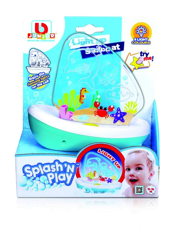 BB JUNIOR SPLASH N PLAY LYSENDE SEILBÅT