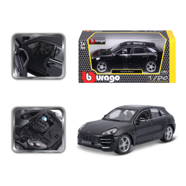 1:24 PORSCHE MACAN SVART