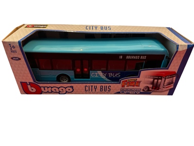 BBurago 1:43 BYBUSS Blå - Burago