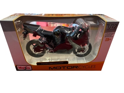 Maisto 1:12 MOTORBIKE Honda CBR1000RR sort Honda cbr1000rr - Burago
