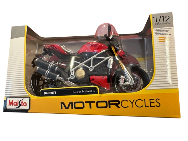 Maisto 1:12 MOTORBIKE Ducati Super Naked S
