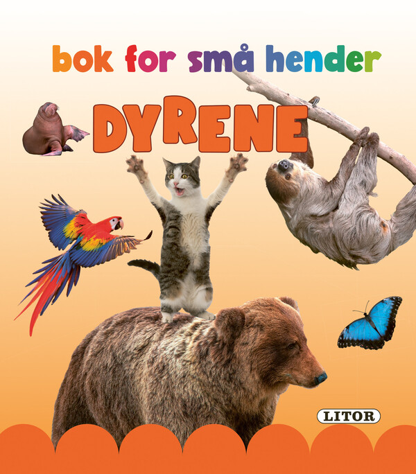 Pekebok Bok for små hender - Dyrene