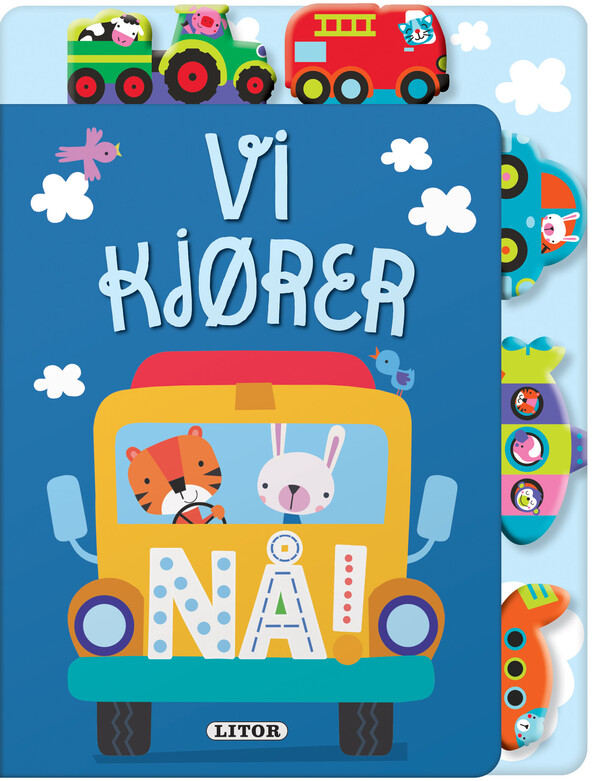 Lekebok Vi kjører nå! med register