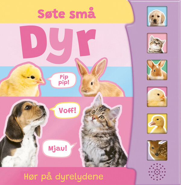 Lekebok med lyd Søte små dyr