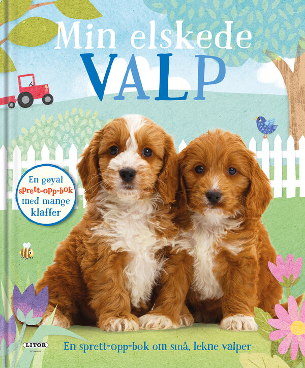 Lekebok Min elskede valp, sprett-opp-bok