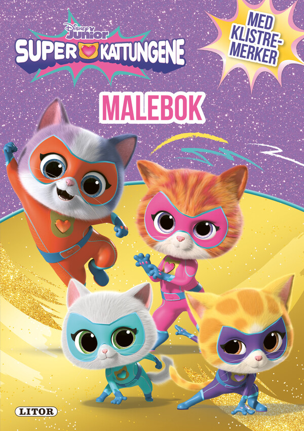Malebok WD Superkattungene