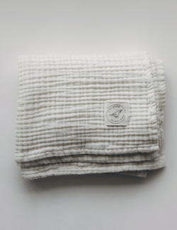 Muslin Blanket bomull krem - Lillefrø