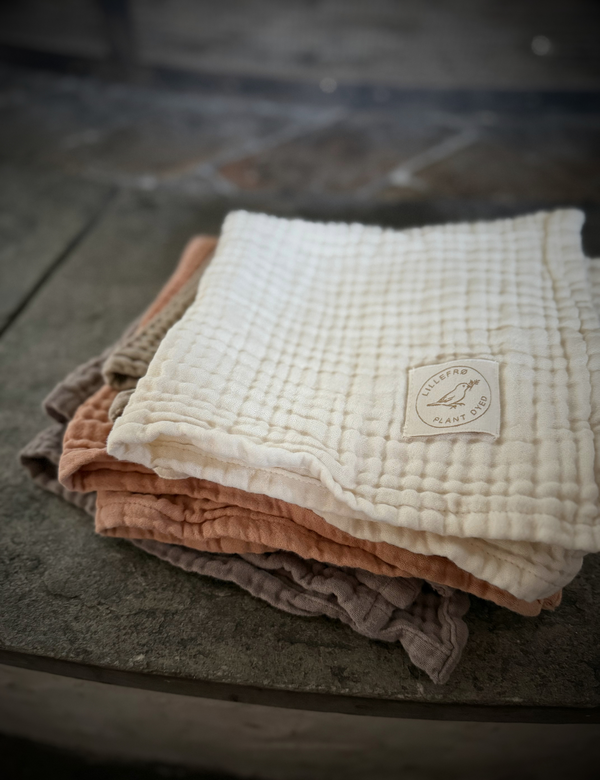 Små Square muslin 2-pakning
