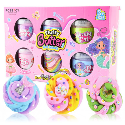 Fluffy Butter m/lukt 6pkn rosa 6pkn - Fidget Toys