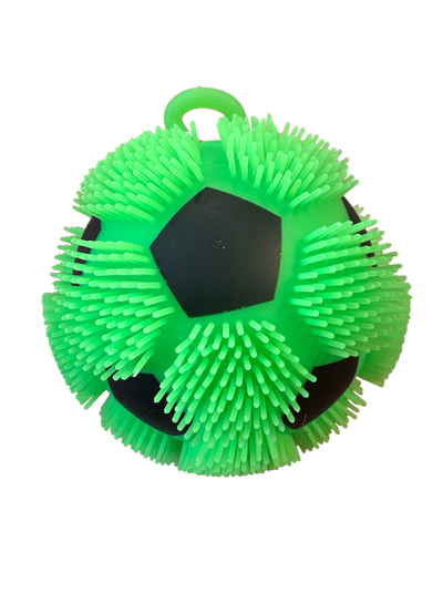 Puffer ball 16cm fotball Grøn - Fidget Toys