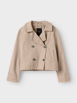 NKFMADELIN TRENCH COAT SHORT Savannah Tan - Name It