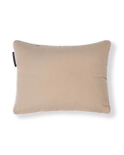 Logopute i Økologisk Bomull 40x30cm Beige/Hvit - Lexington