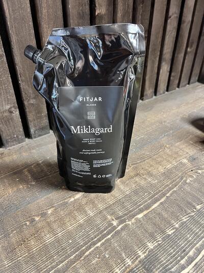Miklagard Håndsåpe og Såpe for Hår og Kropp 1L Refill ikke relevant - Fitjar Islands