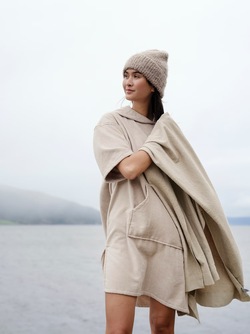 Breeze Badehåndkle 80x180cm Beige - Høie of Scandinavia 