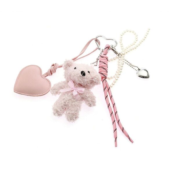BAG CHARM BAMSE ROSA TINKA