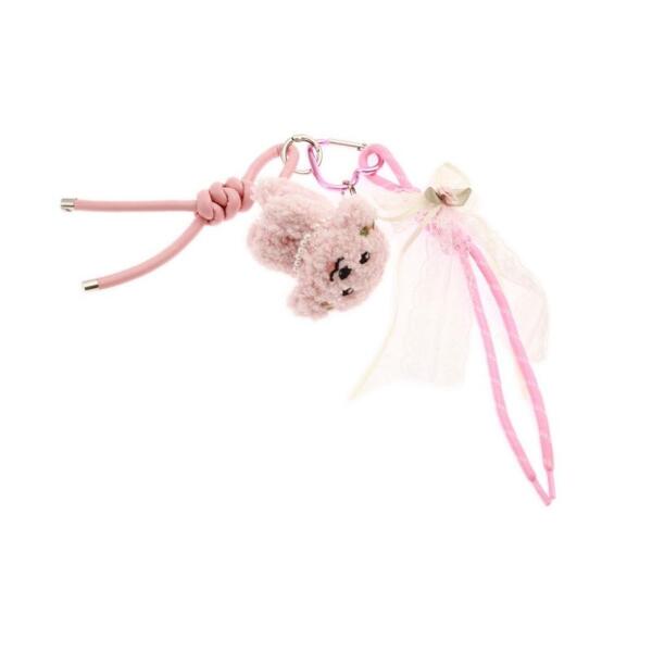 BAG CHARM ROSA HUND TINKA