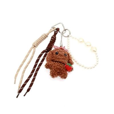  BAG CHARM BRUN BAMSE TINKA  Brun bamse - Tinka