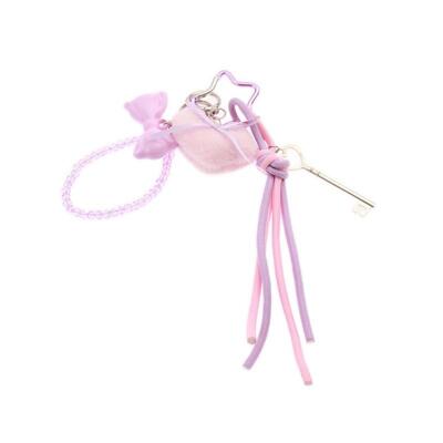 BAG CHARM ROSA PLYSJ HJERTE TINKA Rosa plysj hjerte - Tinka