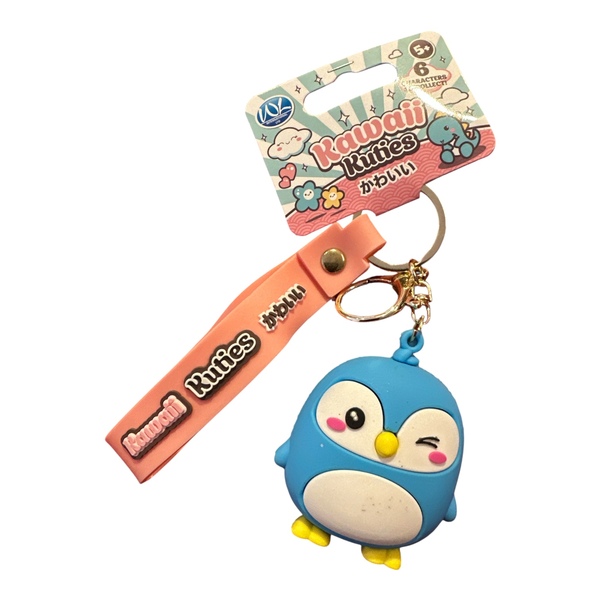 Kawaii nøkkelring med stropp