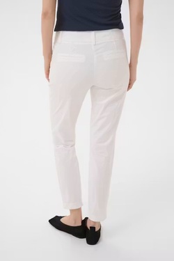 Soffys, Fitted chino pants BRIGHT WHITE - Part Two
