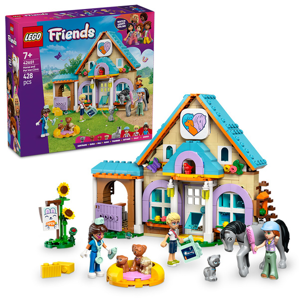 LEGO 42651 Dyreklinikk med hest og kjæledyr