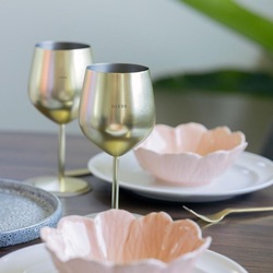 Vinglass - Glede & Lykke 2pk ikke relevant - Pictureit.no 