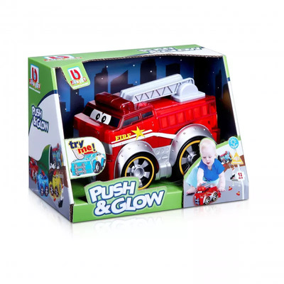 BB Junior Brannbil Push & Glow Branbil - BB Junior