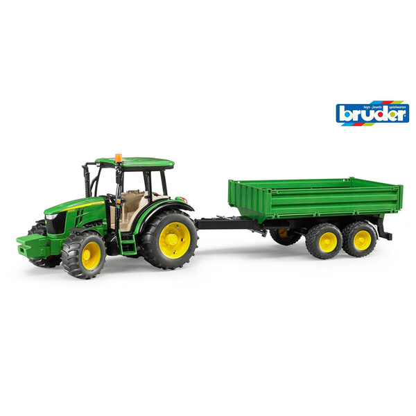Bruder John Deere m/tipp trail
