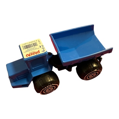 Plasto kjøretøy 17-20cm Blå dumper - plasto