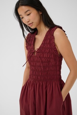 Borgnette Dress Burnt Russet - Part Two