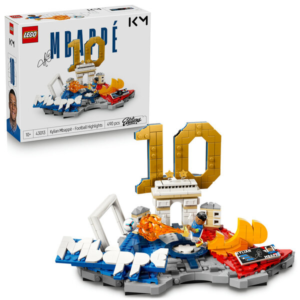 LEGO 43013 Kylian Mbappé – fotball-høydepunkter