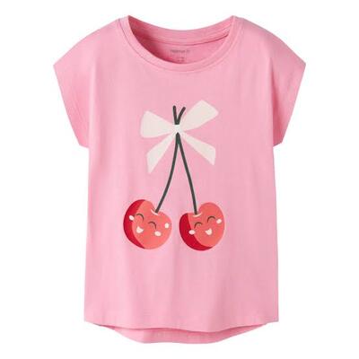 NMFVIGEA CAPSL TOP Pink Drink Happy Cherries - Name It