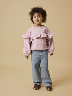 NMFILONDON RIK LS LOOSE SWEAT LIL ATELIER ZEPHYR - LIL`ATELIER