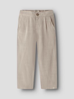 NMMFREDDIE PANT LIL ATELIER Feather Gray - LIL`ATELIER