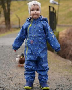 KATTNAKKEN VINDDRESS BABY Blå horisont - Kattnakken
