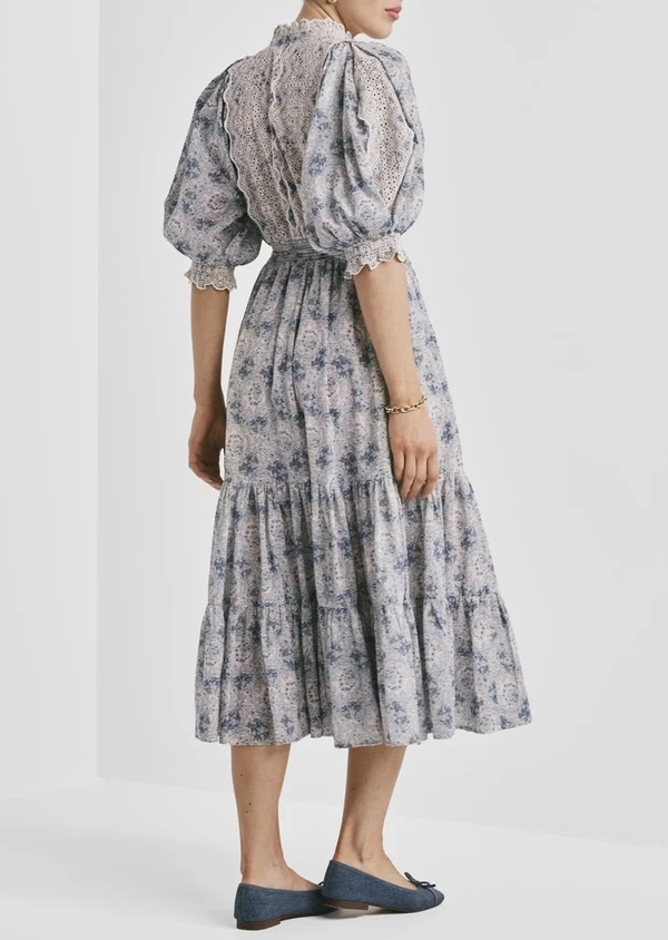 Cotton Slub Midi Dress