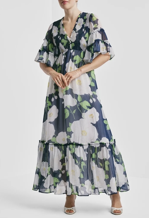 Organza Smocking Dress