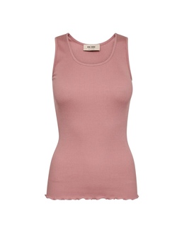 Elaine Seamless Silk Tank Topp DUSTY ROSE - Mos Mosh