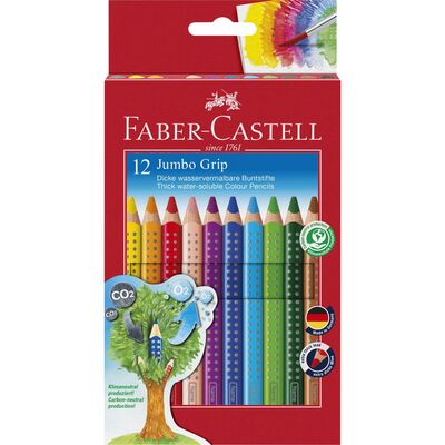 Fargeblyant FABER-CASTELL Jumbogrip (12) Jumbo Grip - Kontorutstyr