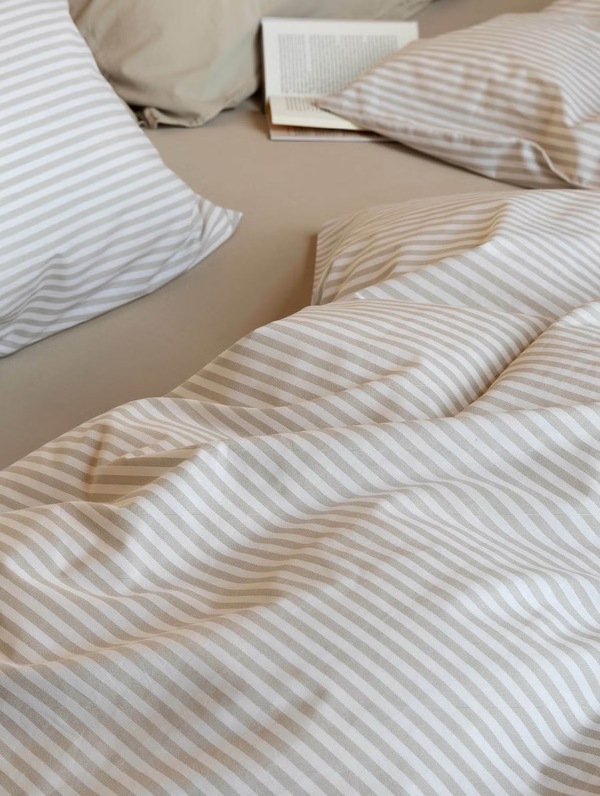 Tor Ekstra Fin Bomull Sengesett - Beige