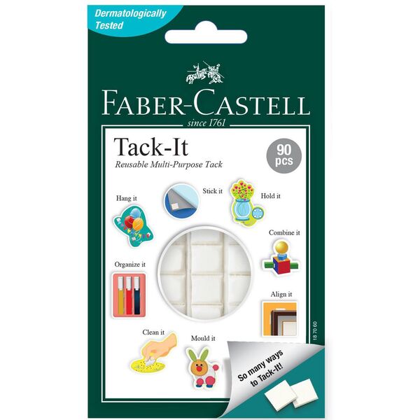 Heftemasse FABER CASTELL Tack-it 50gHvit