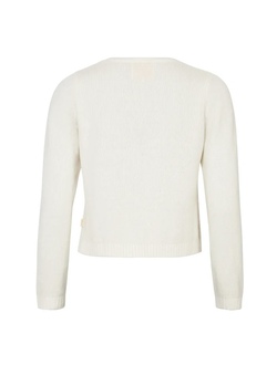 Summer Knit Bow Jacket  Off White  - by TiMo