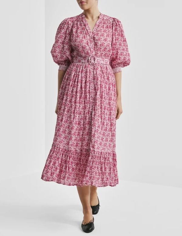 Twisted Midi Dress