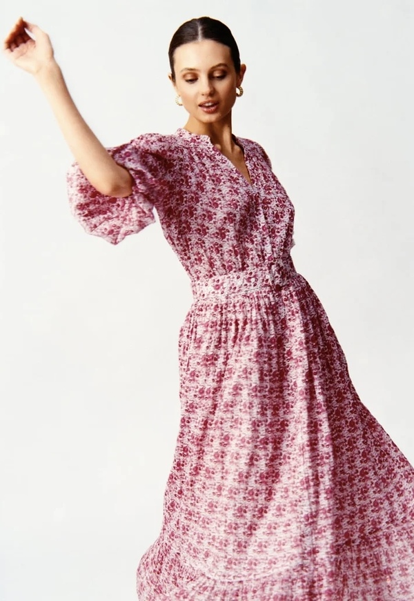 Twisted Midi Dress