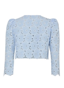 Broderie Anglaise Jacket Light blue - by TiMo