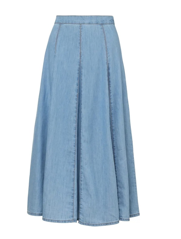 Denim Midi Skirt